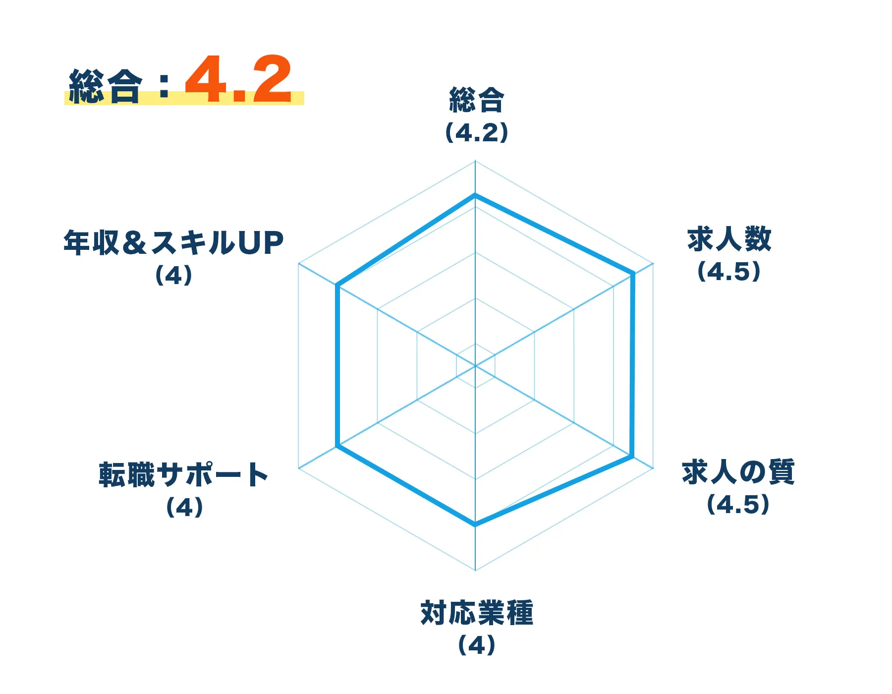 レーダーチャート